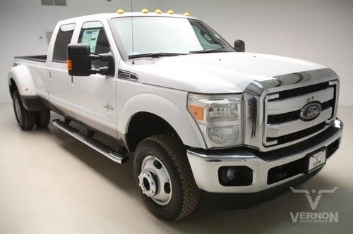 2013 drw lariat crew 4x4 fx4 navigation sunroof leather heated v8 diesel