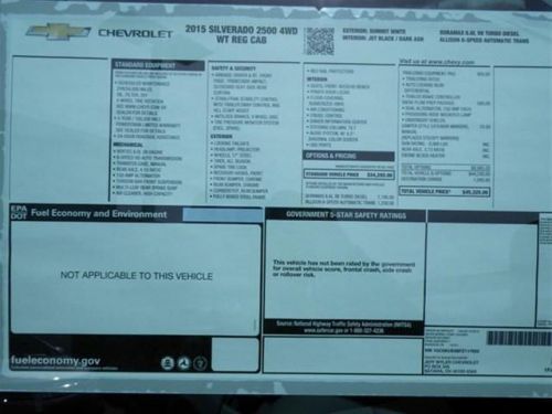 2015 Chevrolet Silverado 2500 Work Truck, US $45,325.00, image 20