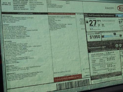 2014 Kia Optima LX, US $22,141.00, image 26