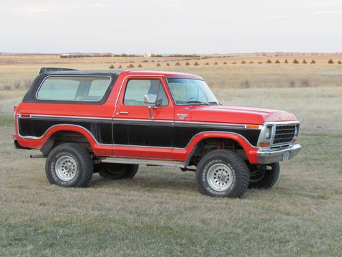 1979 ford bronco ranger xlt sport utility 2-door 6.6l