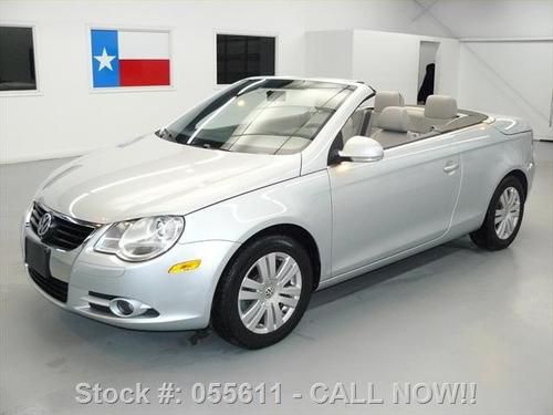 2008 volkswagen eos 2.0t turbo auto convertible 40k mi texas direct auto
