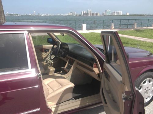 420 SEL Mercedes Benz new Burgandy paint interior tan leather new michelin tires, image 9