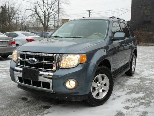 Ford escape limited 4wd nav lthr snrf no reserve! rebuilt salvage 08 09 10 11 12