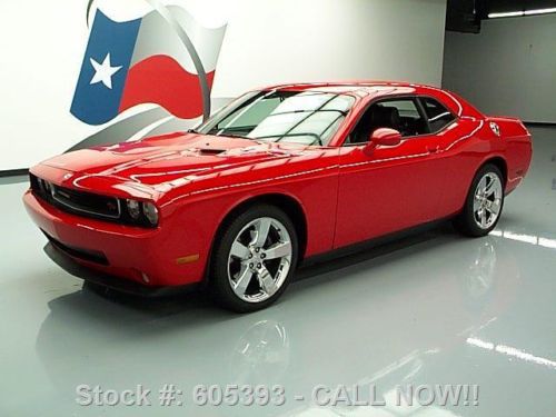 2009 dodge challenger r/t hemi 6-speed leather 20&#039;s 21k texas direct auto