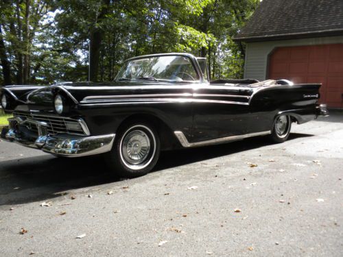 1957 57 ford fairlane 500 convertible  * no reserve ! *  68,000 miles