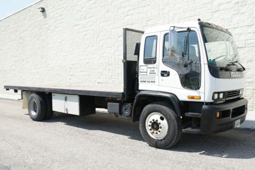 1998 isuzu ftr flat bed 181,000 original miles 25,950 lbs