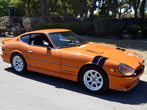 $1 no reserve 73 datsun 240z! runs well, 280z motor, 1 california owner