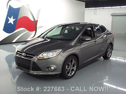 2013 ford focus se sedan sunroof leather spoiler 36k mi texas direct auto