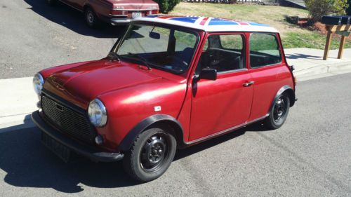 1988 rover mini 2 door saloon low reserve