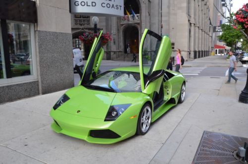 2009 lamborghini murcielago lp640 1 owner only 499 miles!! verde ithica e-gear!