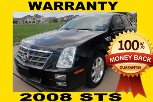 2008 cadillac sts v6,clean tx title,rust free,navigation,dvd,100% money back
