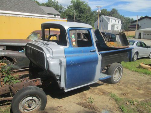 Two 1958 chevrolet apache pickup trucks