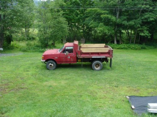 1988 ford f350 superduty dump truck