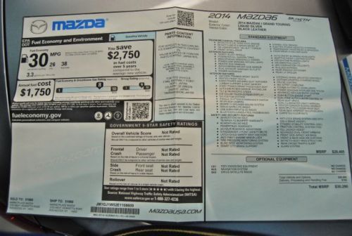2014 Mazda 6 I Grand Touring - Every Option Available! Like New! Best Deal!, US $23,990.00, image 60