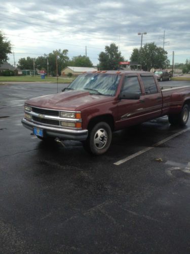 1998 chevrolet c3500 cheyenne crew cab pickup 4-door 7.4l