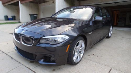 Bmw 2012: 535i m-sport, lux pkg, tech pkg, lux seating, cold pkg, low miles, nav