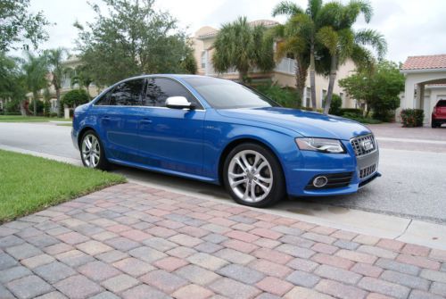 2011 audi s4 sprint blue premium plus sedan 4-door 3.0l supercharged rare