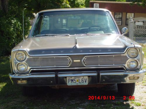 Plymouth fury vip 1966 383 v8 29,050 actual miles original survivor 4dr hardtop