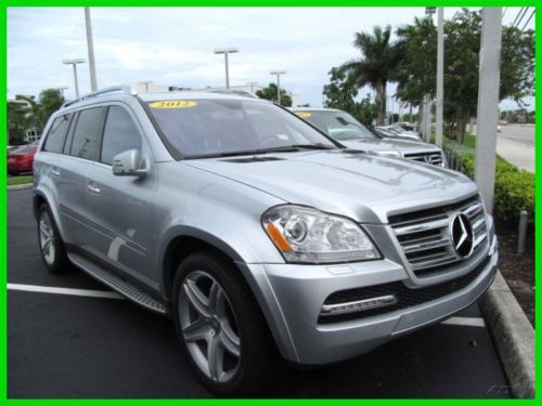 12 iridium silver gl-550 4-matic 5.5l v8 7-passenger awd suv *low mi *dvd video