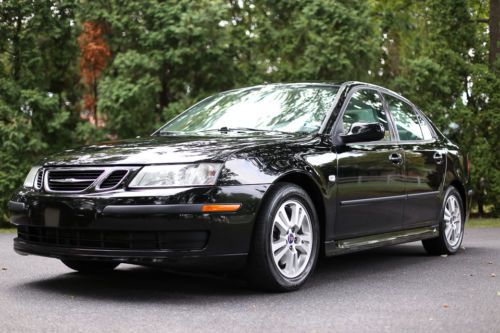 2007 saab 9-3 2.0t sedan 210hp turbo auto 28mpg  leather clean carfax local car