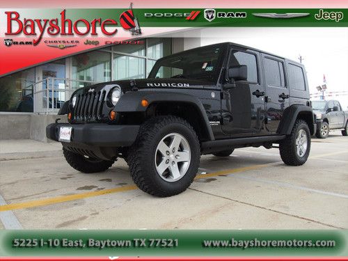 2010 jeep wrangler unlimited rubicon leather hard top navigation 11,289 miles