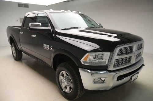 2013 laramie crew 4x4 navigation sunroof leather heated cummins diesel