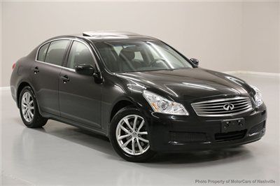 7-days *no reserve* '09 g37x awd navigation xeno back-up warranty off lease save