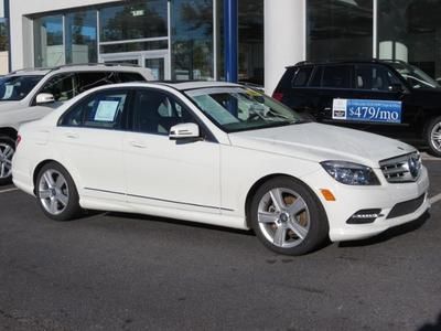 Factory certified! 2011 mercedes-benz c300 sport sedan power glass sunroof