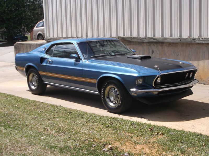 1969 ford mustang mach 1 track pack