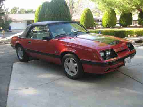 1985 Ford Mustang GT Convertible 5.0L, US $6,495.00, image 6