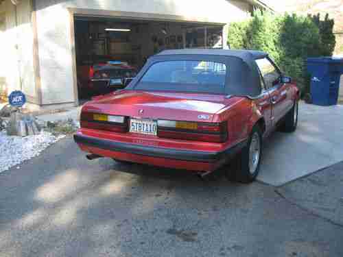 1985 Ford Mustang GT Convertible 5.0L, US $6,495.00, image 7
