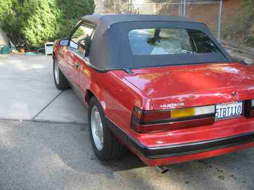 1985 Ford Mustang GT Convertible 5.0L, US $6,495.00, image 8