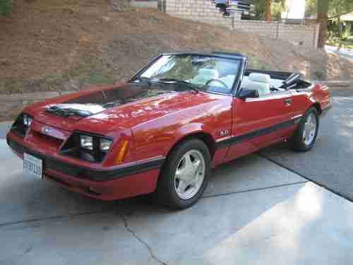1985 Ford Mustang GT Convertible 5.0L, US $6,495.00, image 16