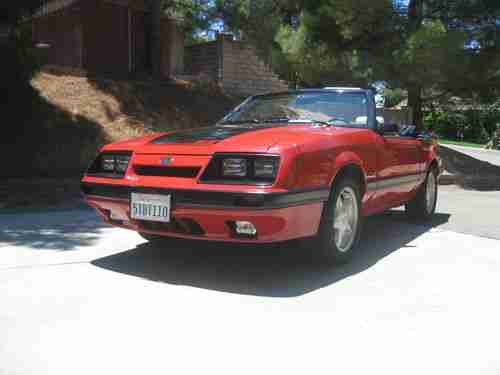 1985 Ford Mustang GT Convertible 5.0L, US $6,495.00, image 17