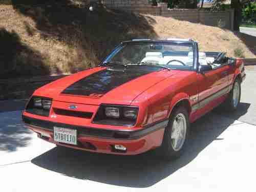1985 Ford Mustang GT Convertible 5.0L, US $6,495.00, image 21