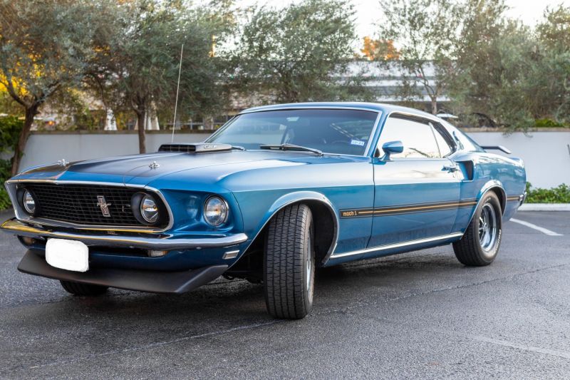 1969 ford mustang mach 1 428 cobra jet 4-speed