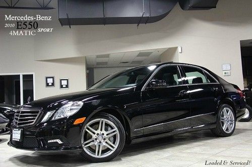 2010 mercedes-benz e550 4matic sport p2 loaded 1-owner navigation ipod keyless $