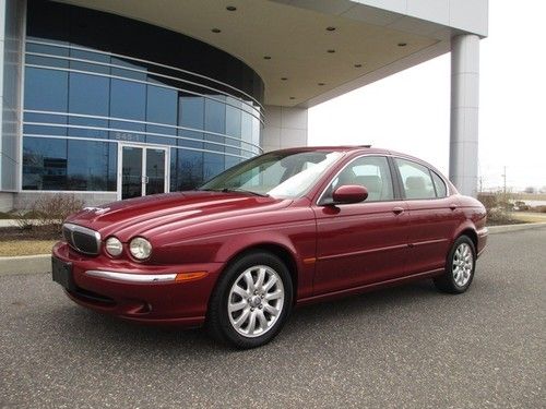 2003 jaguar x-type 2.5 awd 1 owner carnival red super clean