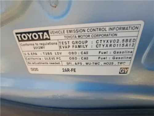2012 Toyota Camry LE, US $3,575.00, image 9