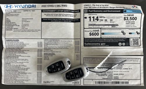 2022 Hyundai IONIQ SEL, US $23,000.00, image 18