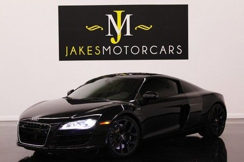 2009 audi r8 5.2 v10 r-tronic, black/blk, highly optioned, lots of carbon! 10 11