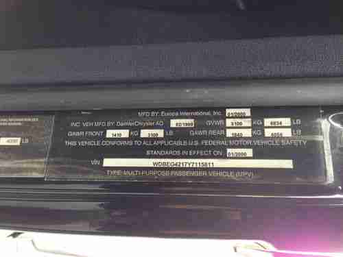 2000 Mercedes Benz G500 Europa Gwagen 463.241, image 15