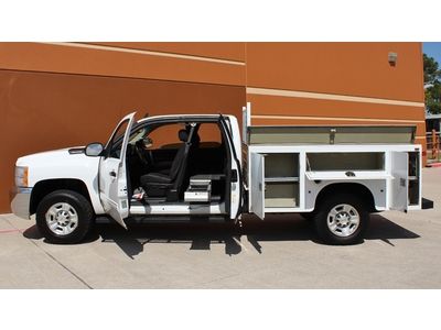 2010 chevy silverado 2500hd lt knapheide service utility bed quad gas auto 2wd