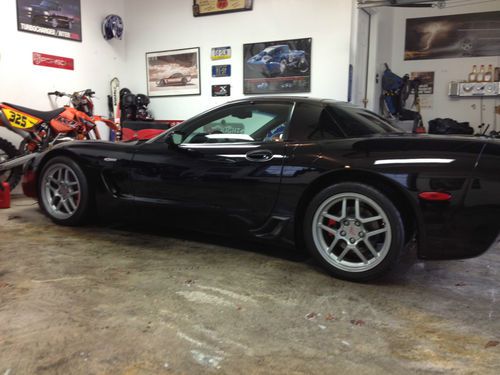 2002 chevrolet corvette z06 low reserve, only 18,880 miles stock, near mint