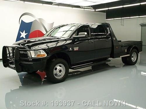 2010 dodge ram 3500 diesel drw 4x4 hauler bed 6-spd 55k texas direct auto