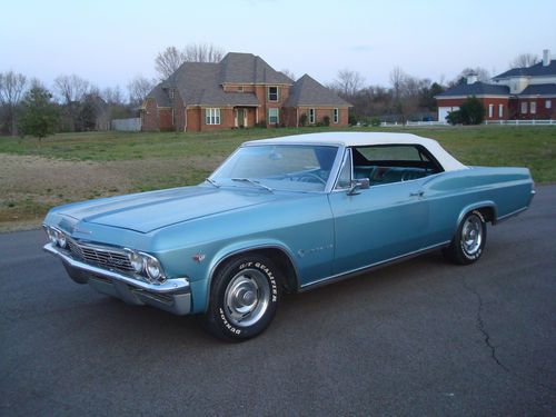 1965 chevrolet impala convertible-powersteering powerbrakes powertop