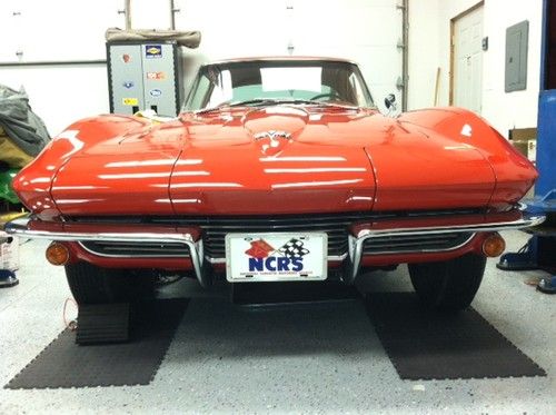 1964 red/red fuel injected california coupe corvette