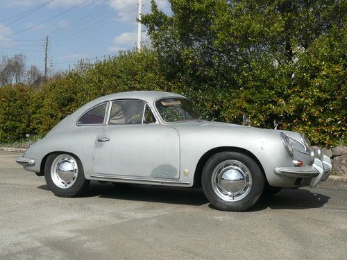 1960 porsche 356b coupe,great driver, video, solid, needs restoration!!