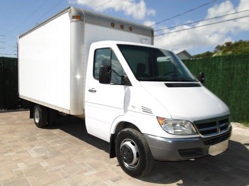 05 sprinter diesel box truck cargo work van 3500 1 owner cutaway very clean