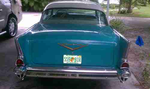 1957 CHEVY BELAIR  2 DOOR HARD TOP CHEVROLET, image 2